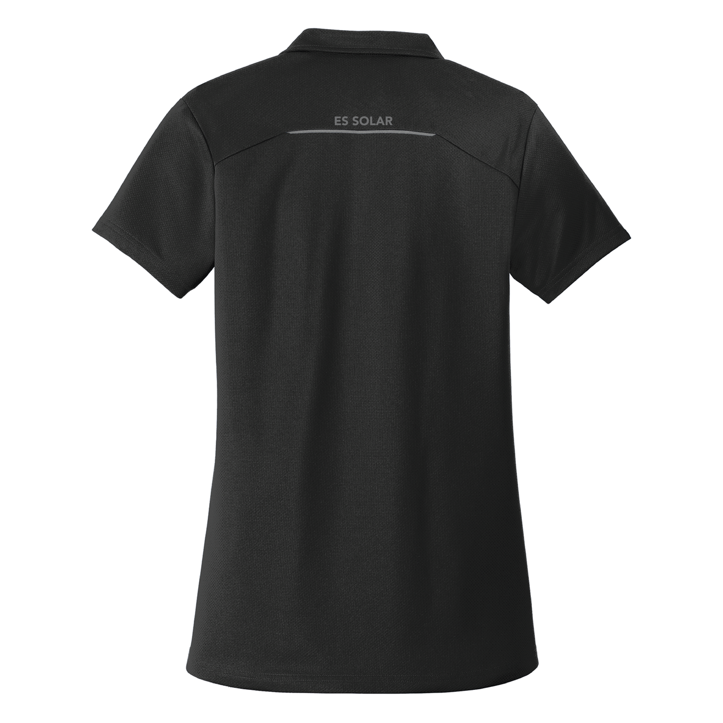 Women's Pinpoint Mesh Zip Polo