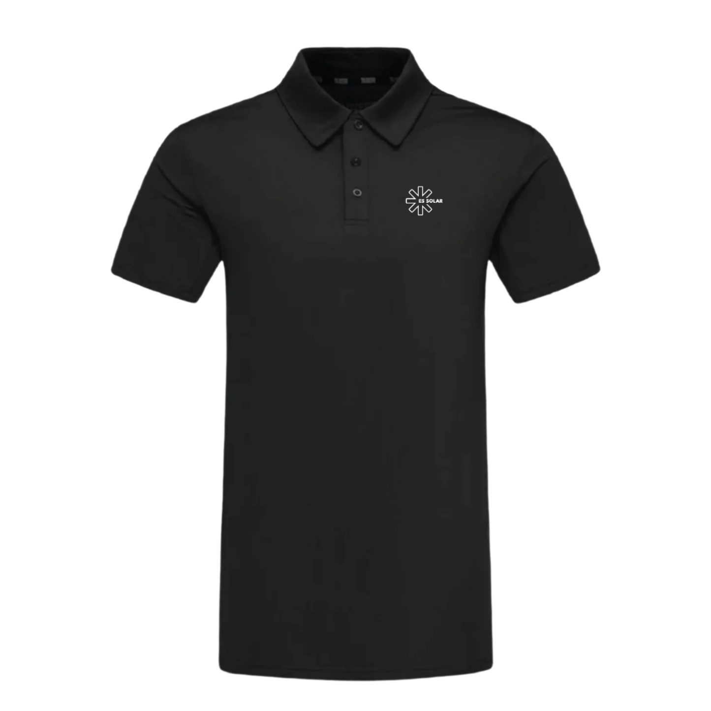Office Crest 2.0 Black Polo
