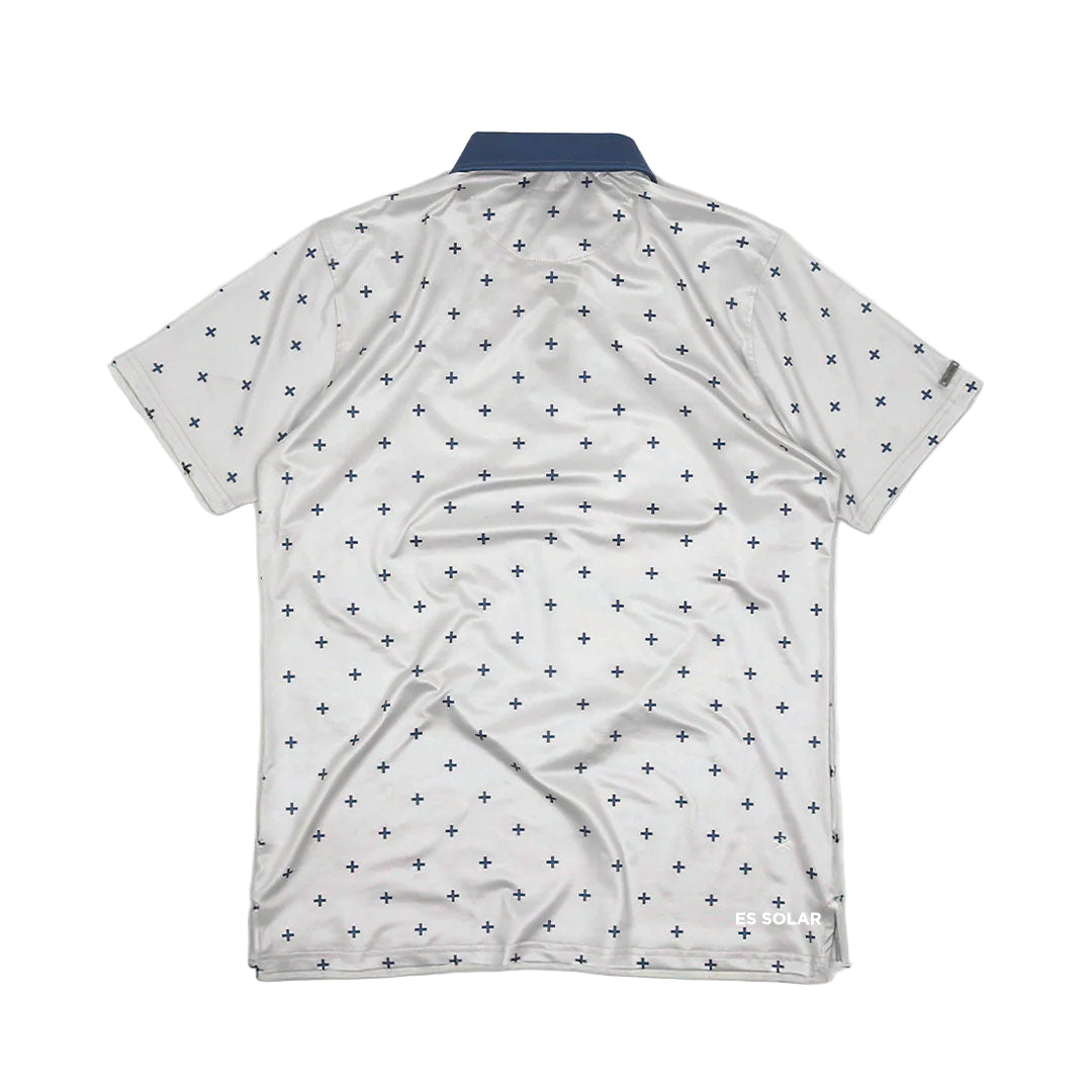 Elevation Polo Ivory Blue Collar Limited Edition