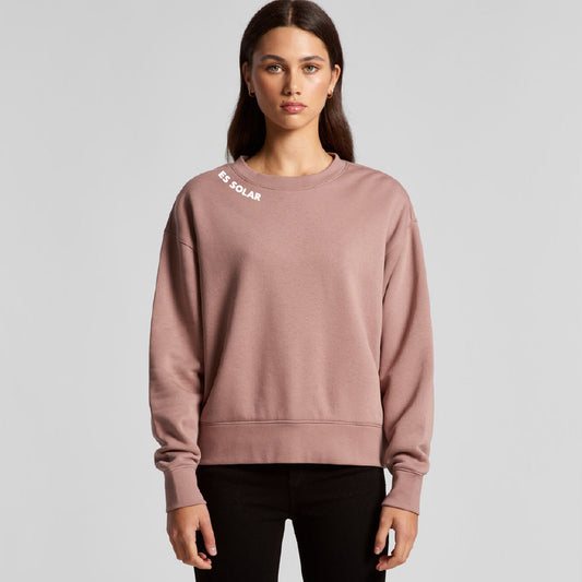 Wo's Relax Crew Hazy pink