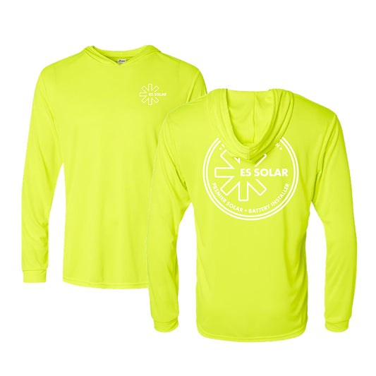 Installer Pullover Hooded Tee Neon