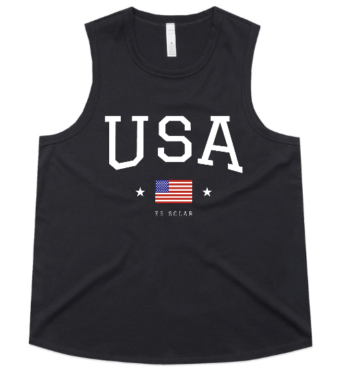 Pre Sale 4th of July WO's Ink Blue Tank Top