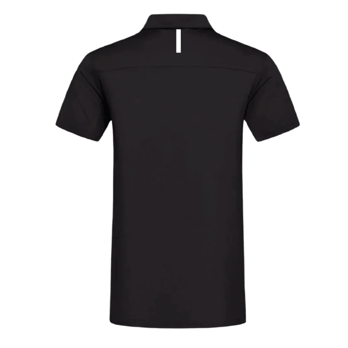 Office Crest 2.0 Black Polo
